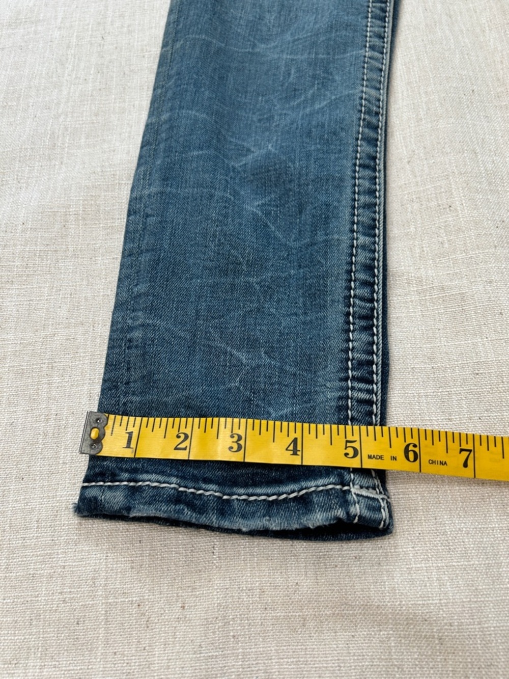 Miss Me Jeans Hailey Skinny 28 Blue Denim Aztec Embellished Back Pockets - Picture 12 of 16